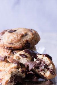 nutella stuffed cookies covered in chocolate